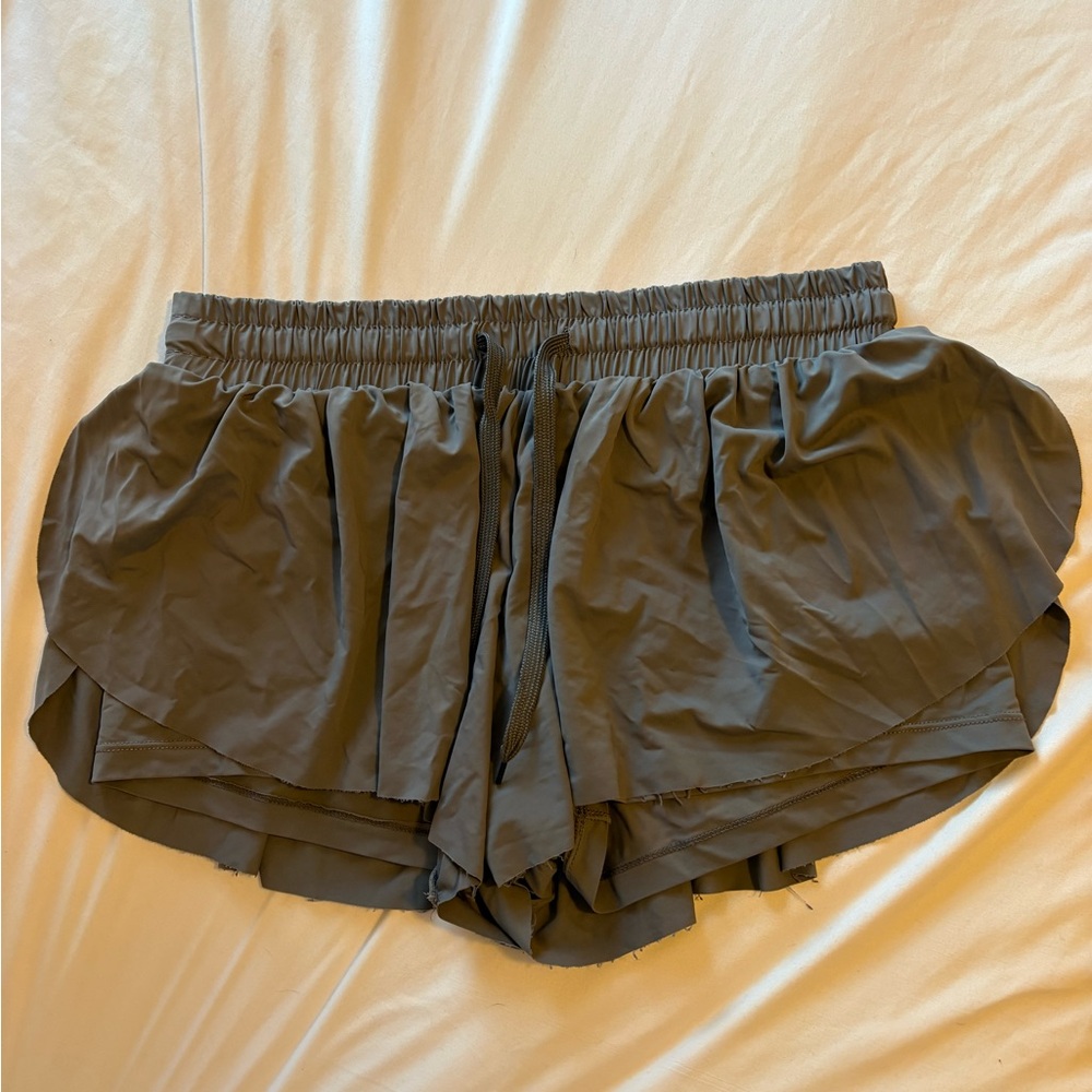 Flow Shorts With Built In Spandex